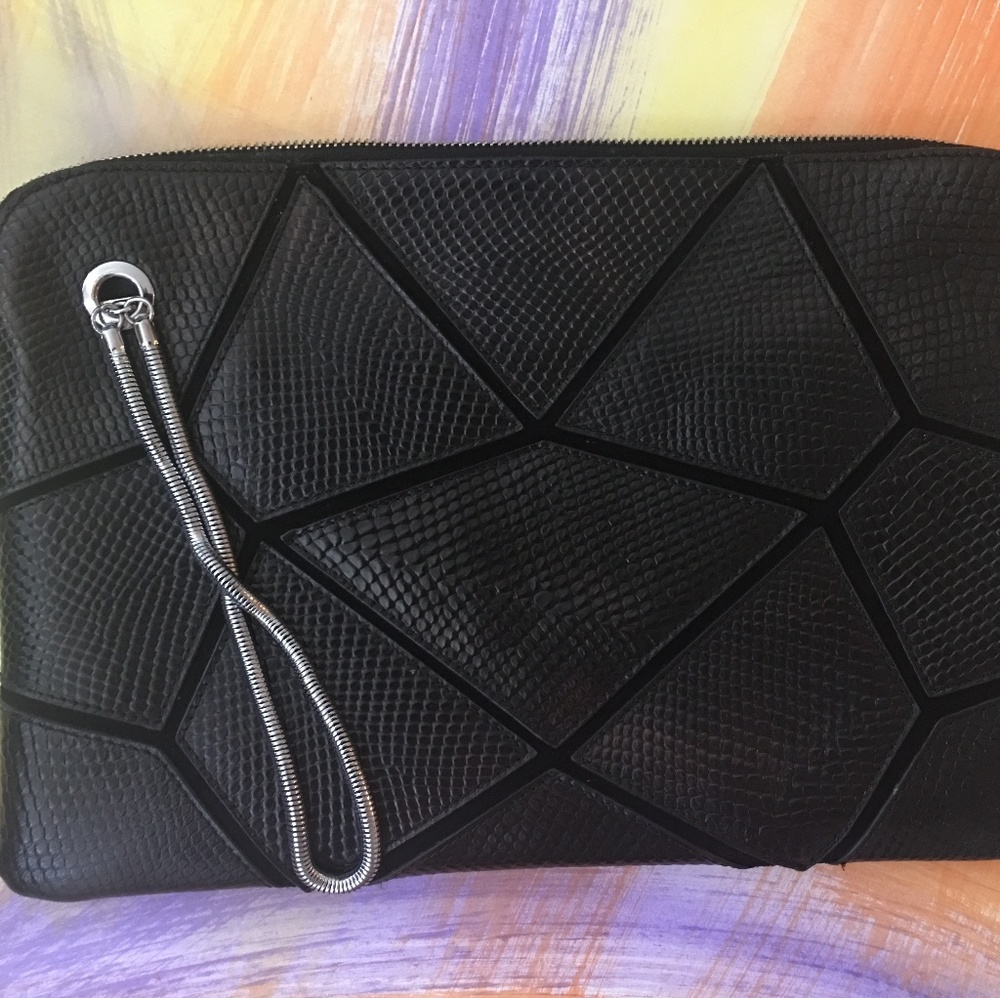 Leather clutch